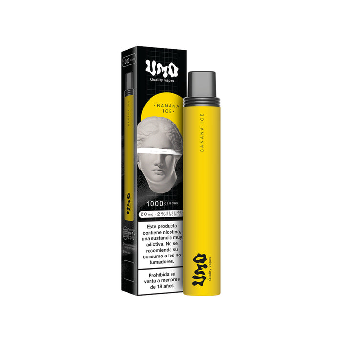 Umo Mesh Coil 1000 Puff Banana Ice Cigarrillo