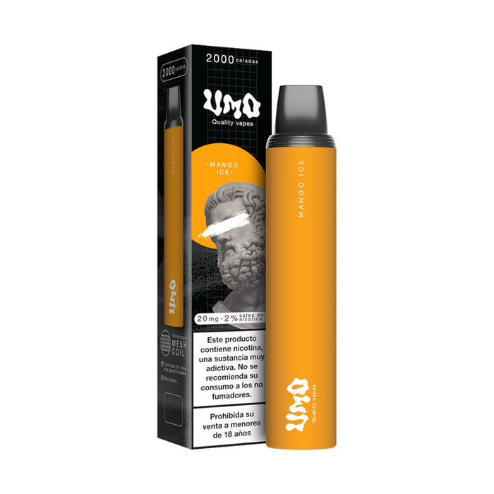 Umo Mesh Coiil 2000 Puff Mango Ice Cigarrillo