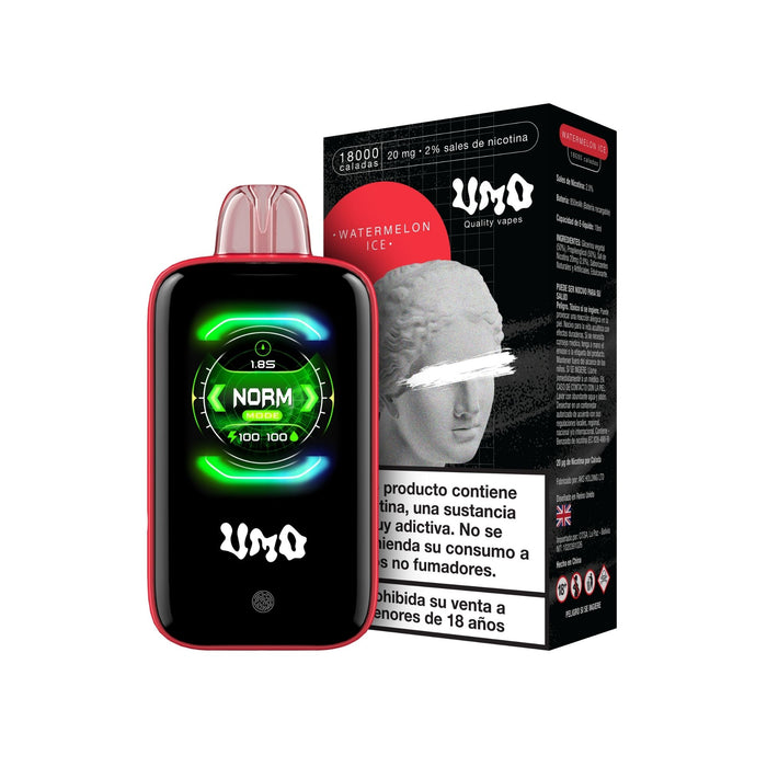 Vaper Umo Dual Mesh Pant Dig 18000 Puffs Watermelon Ice Amarket Vaper Umo Dual Mesh Pant Dig 18000 Puffs Watermelon Ice Amarket