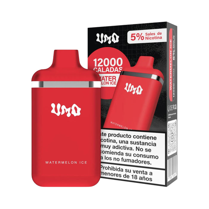 Vape Umo Watermelon Ice 5% Nicotina 12000 Caladas