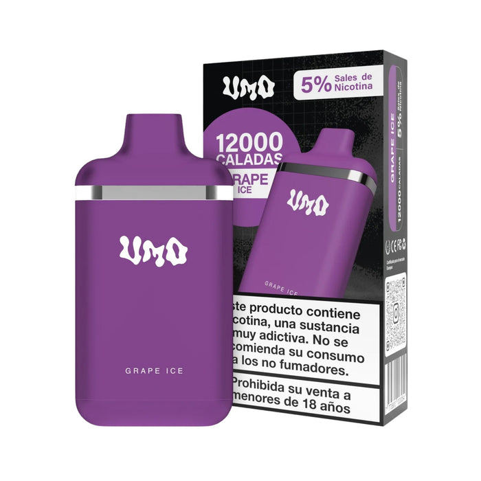 Vape Umo Grape Ice 5% Nicotina 12000 Caladas