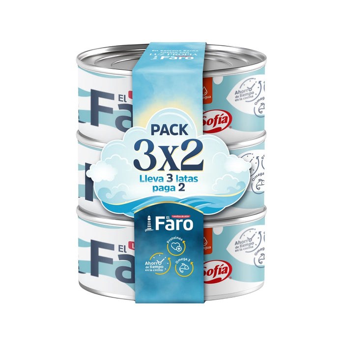 Tripack El Faro Atún En Agua 3X170g