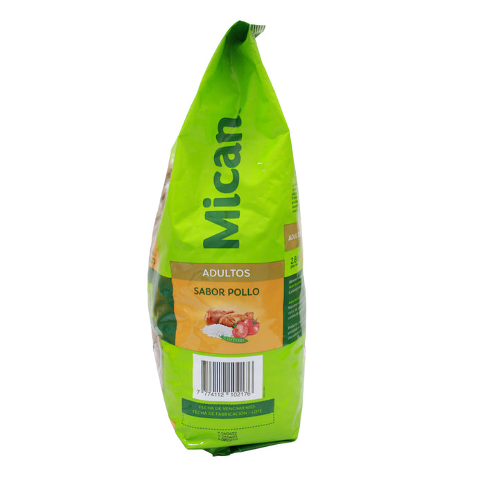 Mican Canino Adultos Sabor Pollo X 2.8Kg