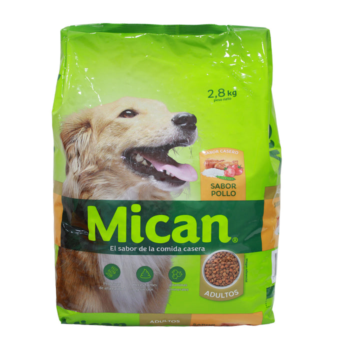 Mican Canino Adultos Sabor Pollo X 2.8Kg