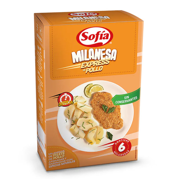 Sofia Milanesa Express De Pollo Cja X 6 Unid