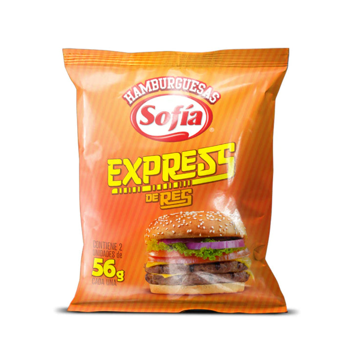 Sofia Express Res 56 Hamburguesa  X 3Unid