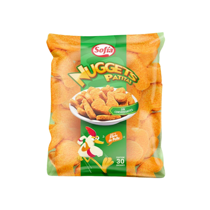 Nuggets Patitas Sofia Bolsa X 30 Unidades