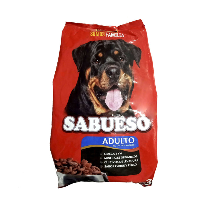 Alimento Sabueso Adulto Carne / Pollo / Omega 3 Y 6 X 3Kg