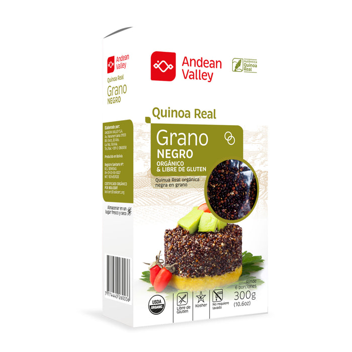 Quinoa Real Andean Valley Grano Negro X 300G