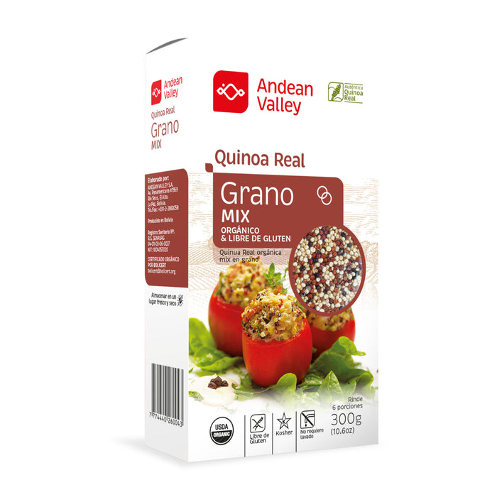 Quinoa Andean Valley Real Grano Mix X 300G