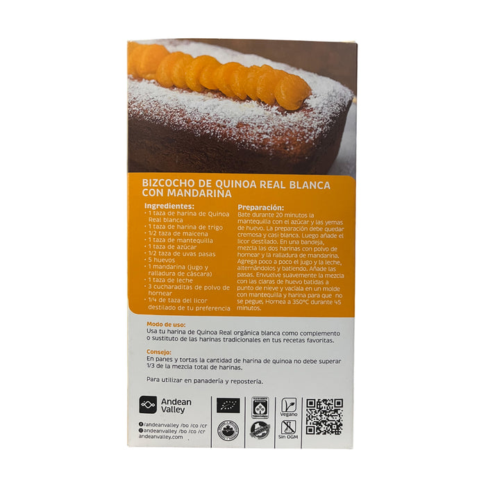 Harina Blanca Andean Valley De Quinua Real X 350G