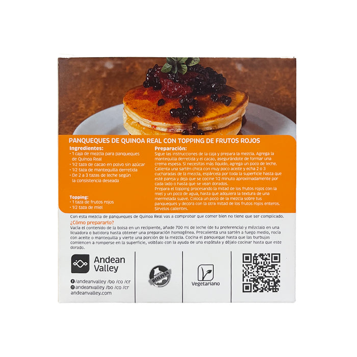 Panqueque Andean Valley Mezcla En Polvo X 185G