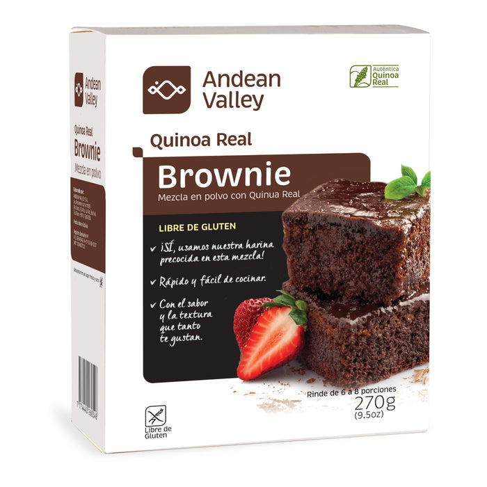 Brownie Andean Valley Mezcla En Polvo X 270G