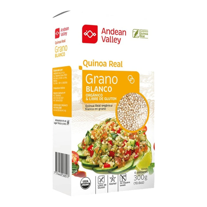 Quinoa Real Andean Valley Grano Blanco X 400G