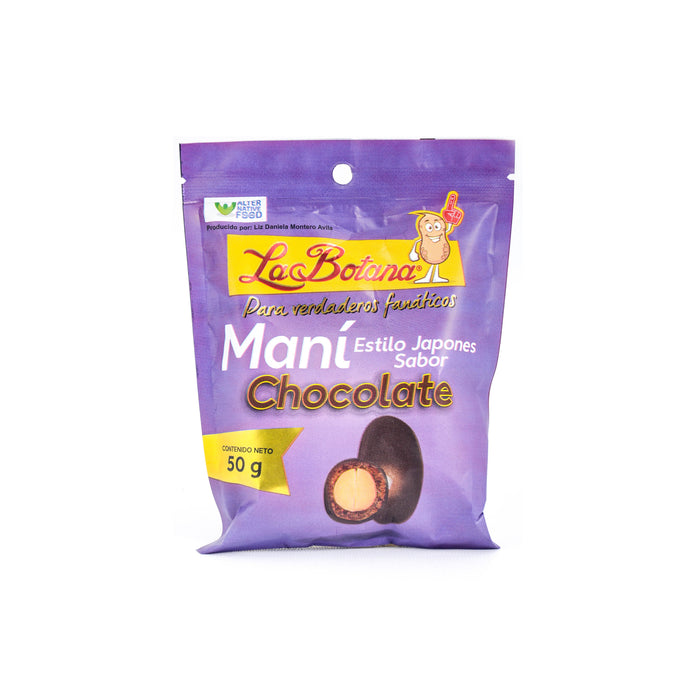 La Botana Mani Sabor Chocolate X 50G