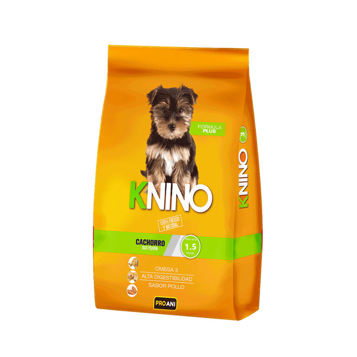 Croquetas Knino Cachorro Raza Pequeña Sabor Pollo X 1.5Kg