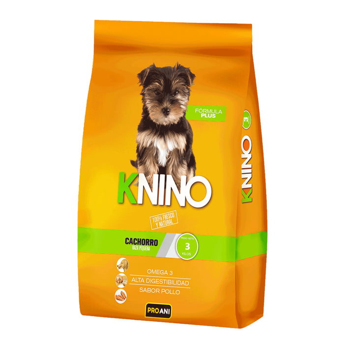 Croquetas Knino Cachorro Raza Pequeña Pollo X 3Kg