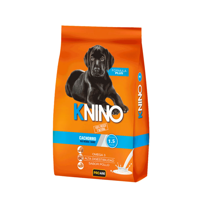 Croquetas Knino Cachorro Raza Mediana Grande Pollo X 1.5Kg