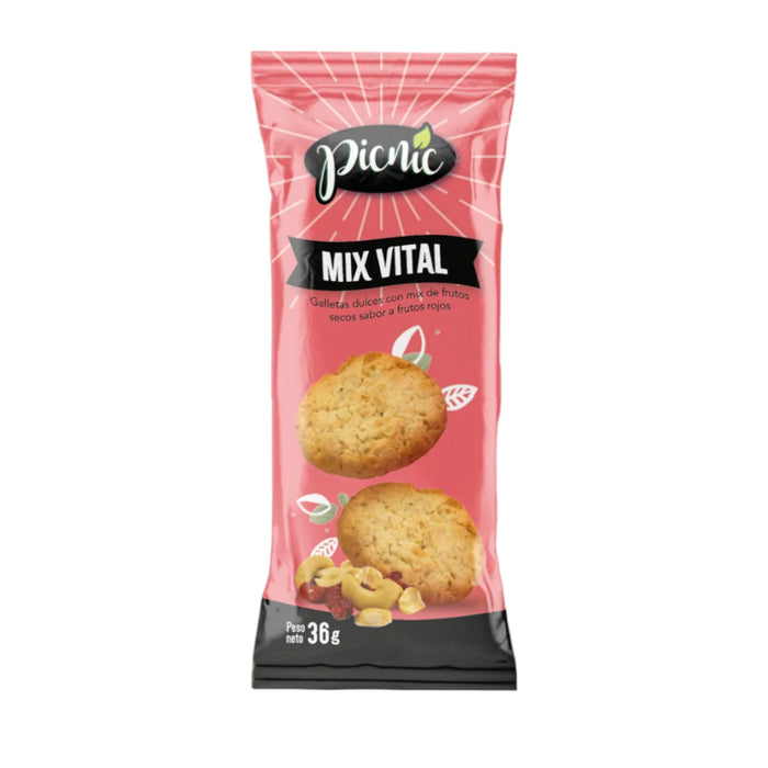 Galletas Picnic Dulces Mix Vital X 36G