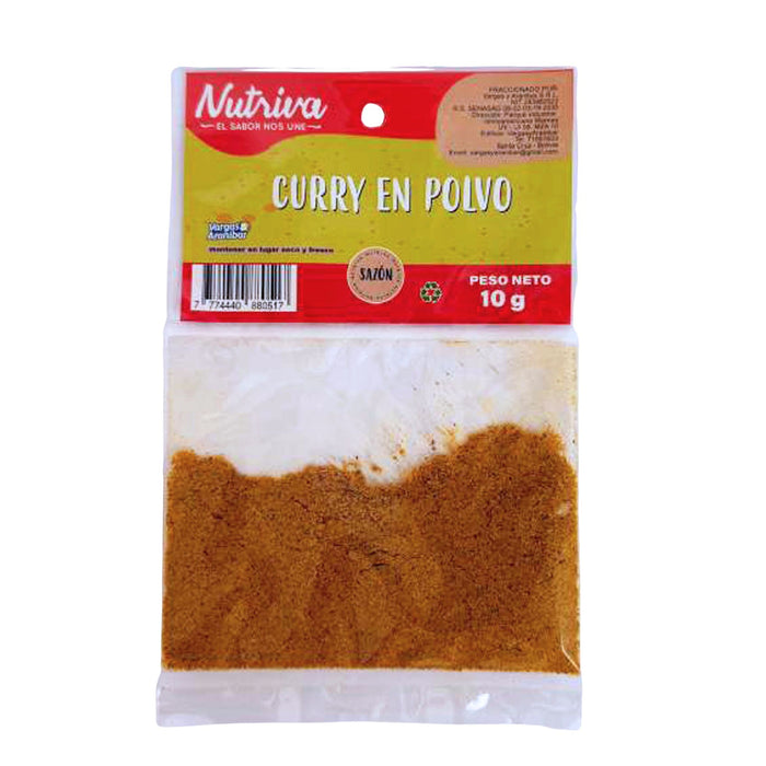 Curry En Polvo Nutriva X 10G