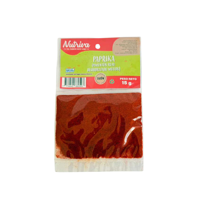 Paprika Nutriva Deshidratado Molido X 15G