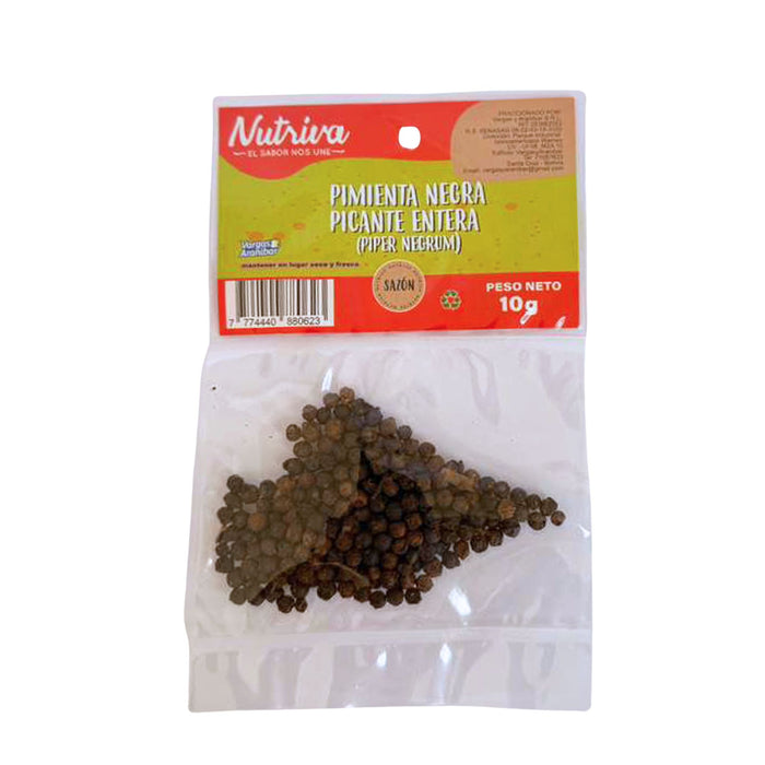 Pimienta Negra Picante Nutriva Entera X 10G