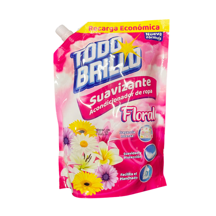 Suavizante Todo Brillo Floral Doy Pack X 800Ml