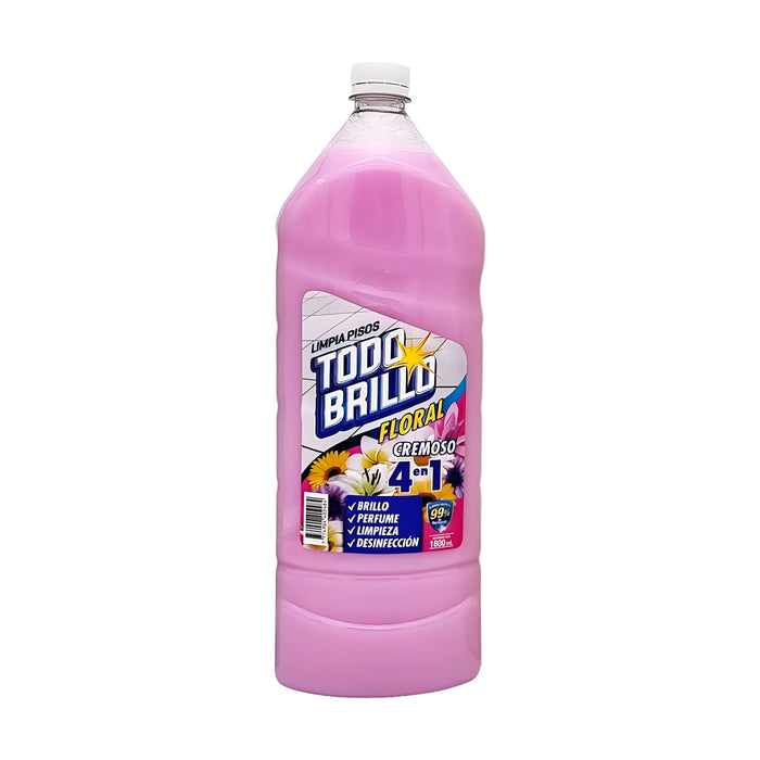 Limpia Pisos Todo Brillo 4 En 1 Floral X 900Ml