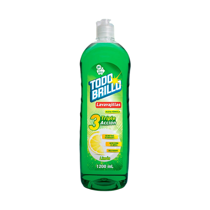 Lavavajillas Todo Brillo Triple Acción X 1.2 L