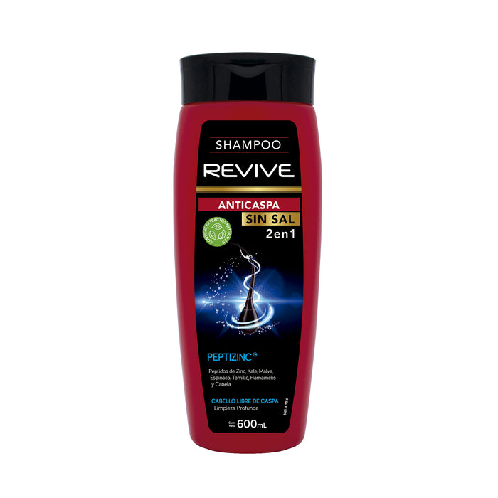 Shampoo Revive Anticaspa Sin Sal 2 En 1 X 600Ml