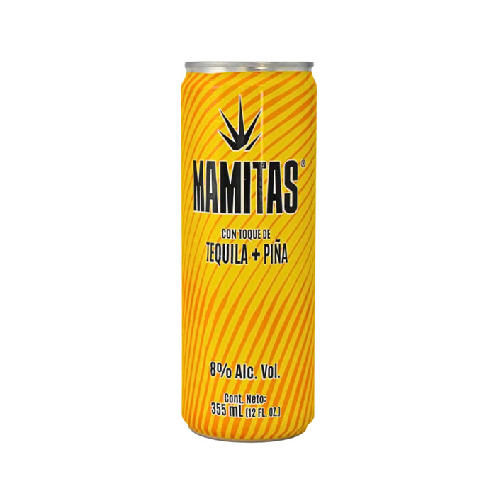 Bebida Alcohólica Mamitas Tequila+Piña X 355Ml