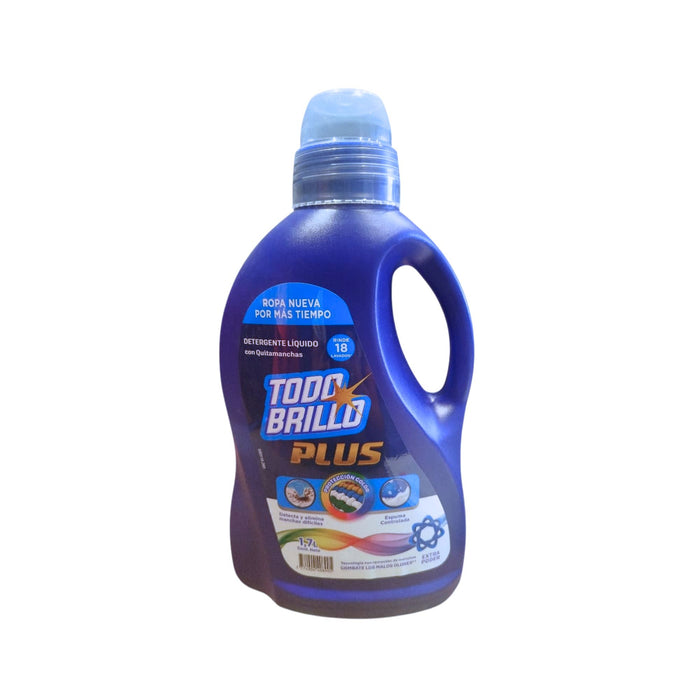 Detergente Líquido Todo Brillo Extra Poder X 1.7L