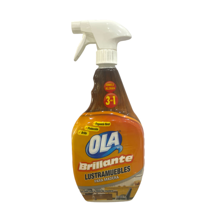Lustra Muebles Ola Brillante 3En1 X 830Ml