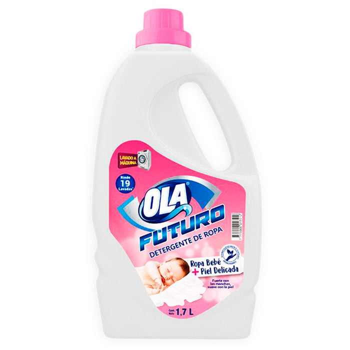 Ola Futuro Detergente Ropa Bebe Y Delicada X 1700Ml