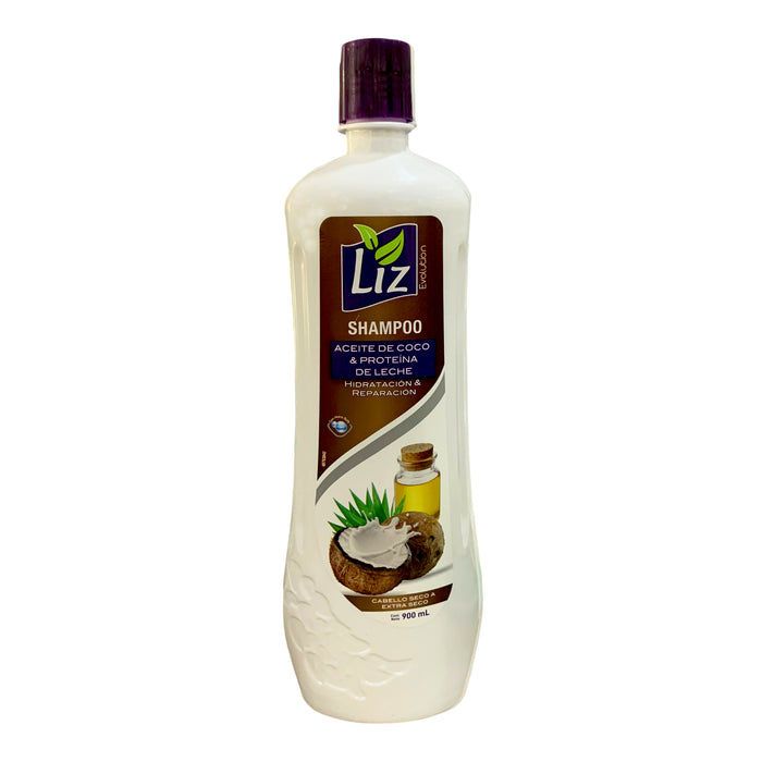 Shampoo Liz Aceite De Coco Y Proteina De Leche X 900Ml