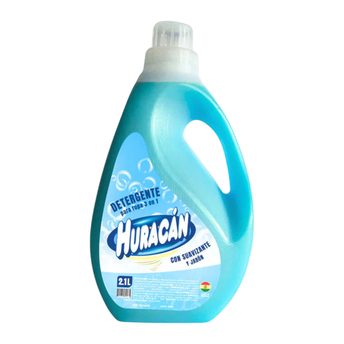 Detergente Huracán Celeste Líquido 3 En 1 X 2.1L