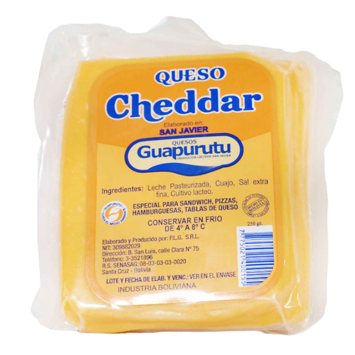 Guapurutu Queso Cheddar Laminado X 250G