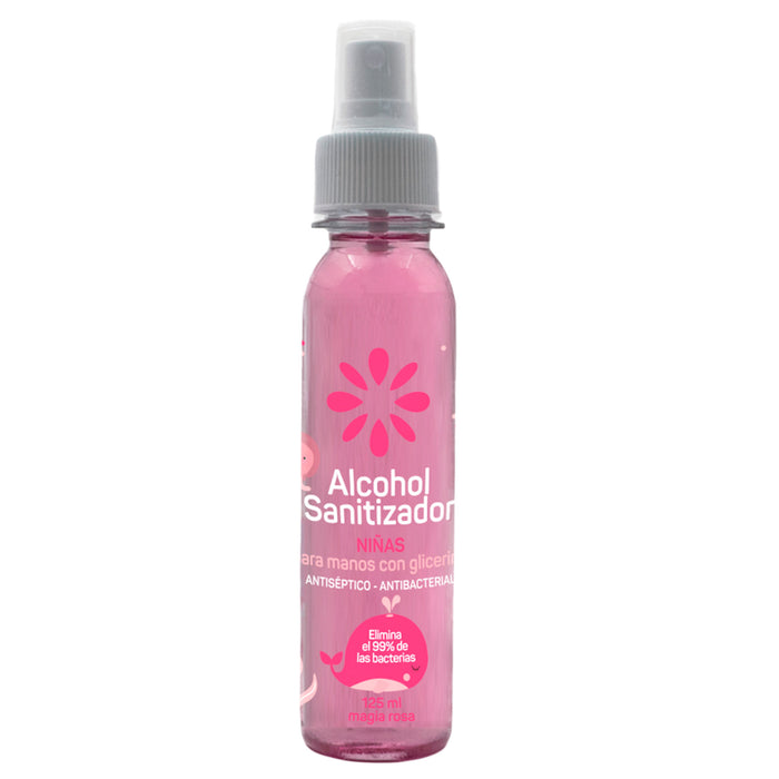 Alcohol Sanitizador Niñas Con Glicerina Farmacorpx 125Ml