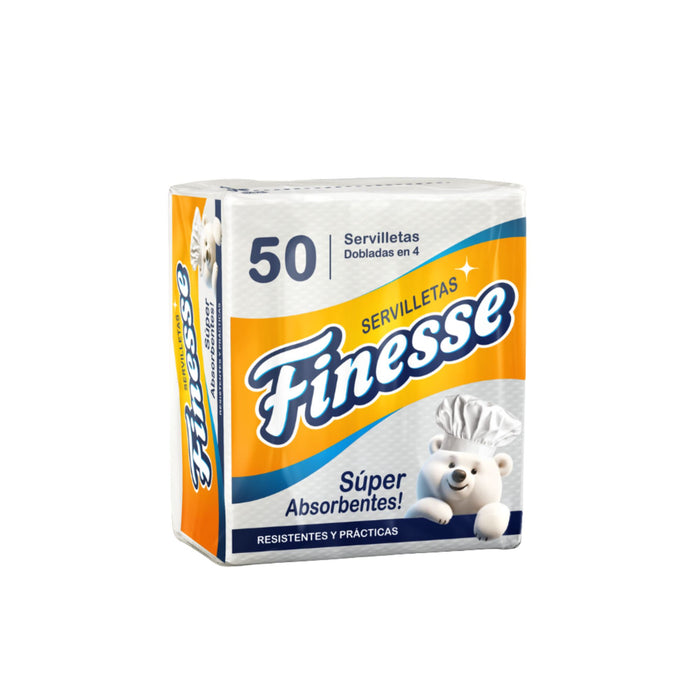 Servilletas Finesse Super Absorventes X 50 Unidades