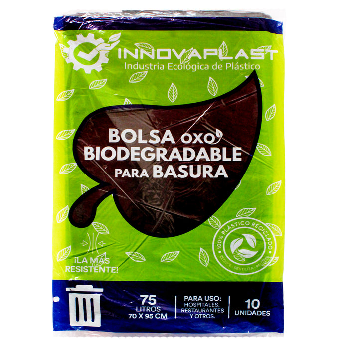 Innovaplast Bolsa Biodegradable 70X95cm X 10 Unidades