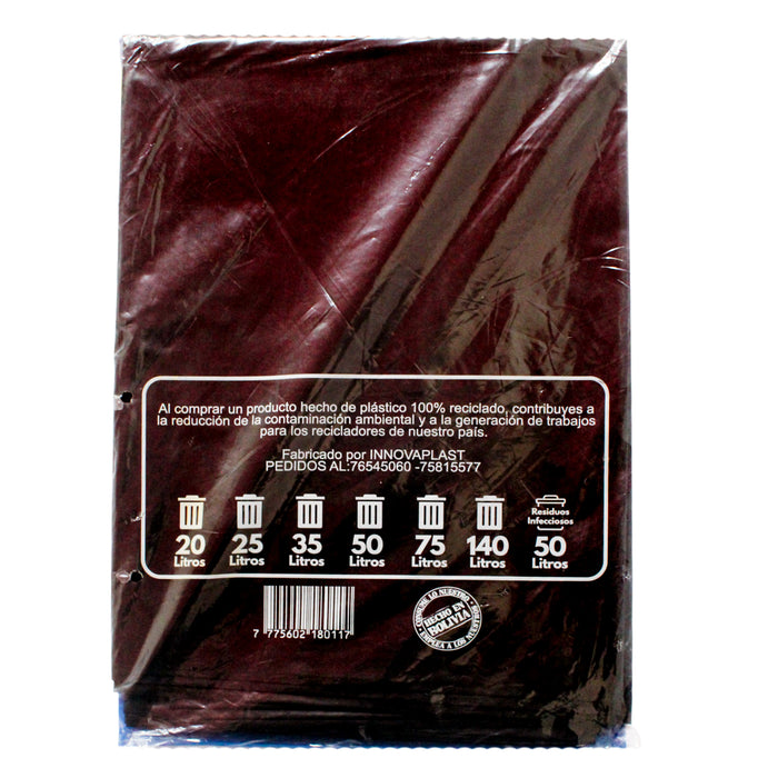 Bolsa Para Basura Innovaplast Bio 60 X 63Cm X 10 Unidades