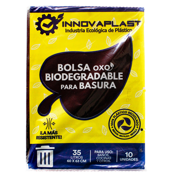 Bolsa Para Basura Innovaplast Bio 60 X 63Cm X 10 Unidades