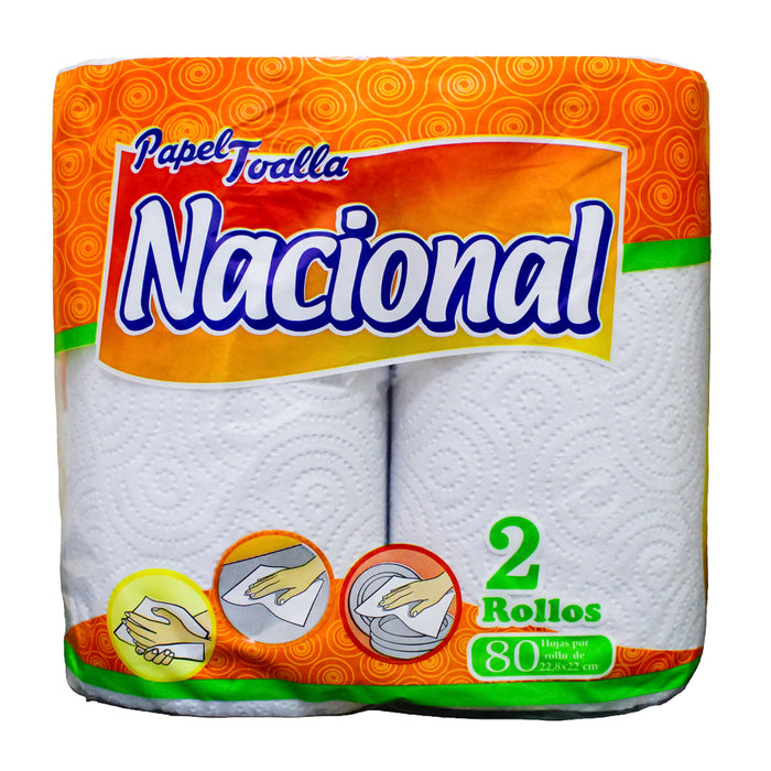 Papel Toalla Nacional Paquete X 2 Unidades