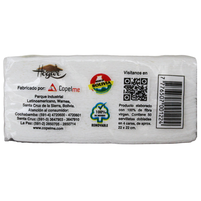 Hogar Exclusive Servilletas Premium X 50 Unidades