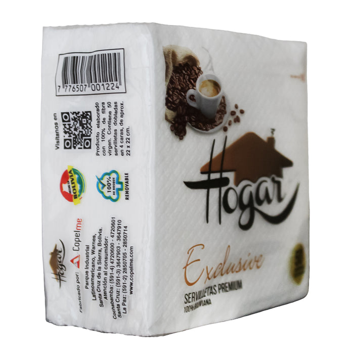 Hogar Exclusive Servilletas Premium X 50 Unidades