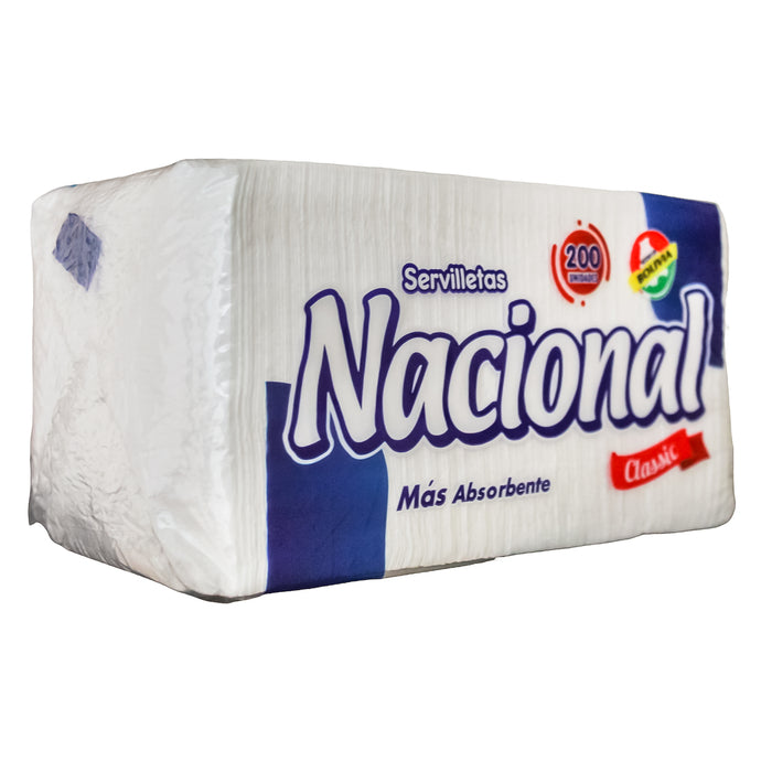 Nacional Servilletas Classic Paquete X 200 Unidades