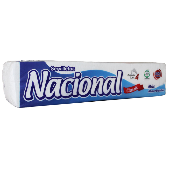 Nacional Servilletas Classic Paquete X 500 Unidades