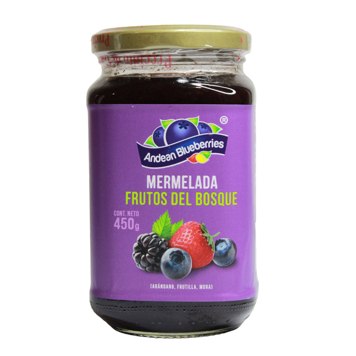 Andean Blueberries Mermelada Frutos Del Bosque X 450G