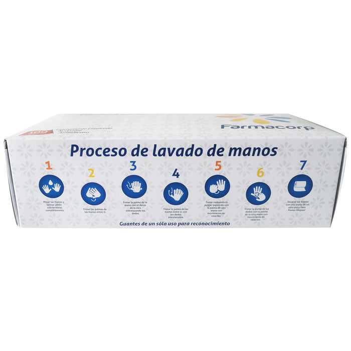 Guantes De Latex Farmacorp Talla M X Unidad