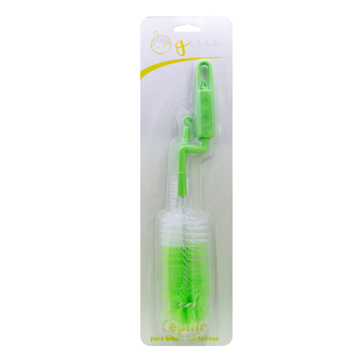 Cepillo Limpiador De Mamadera / Tetina Gius Verde